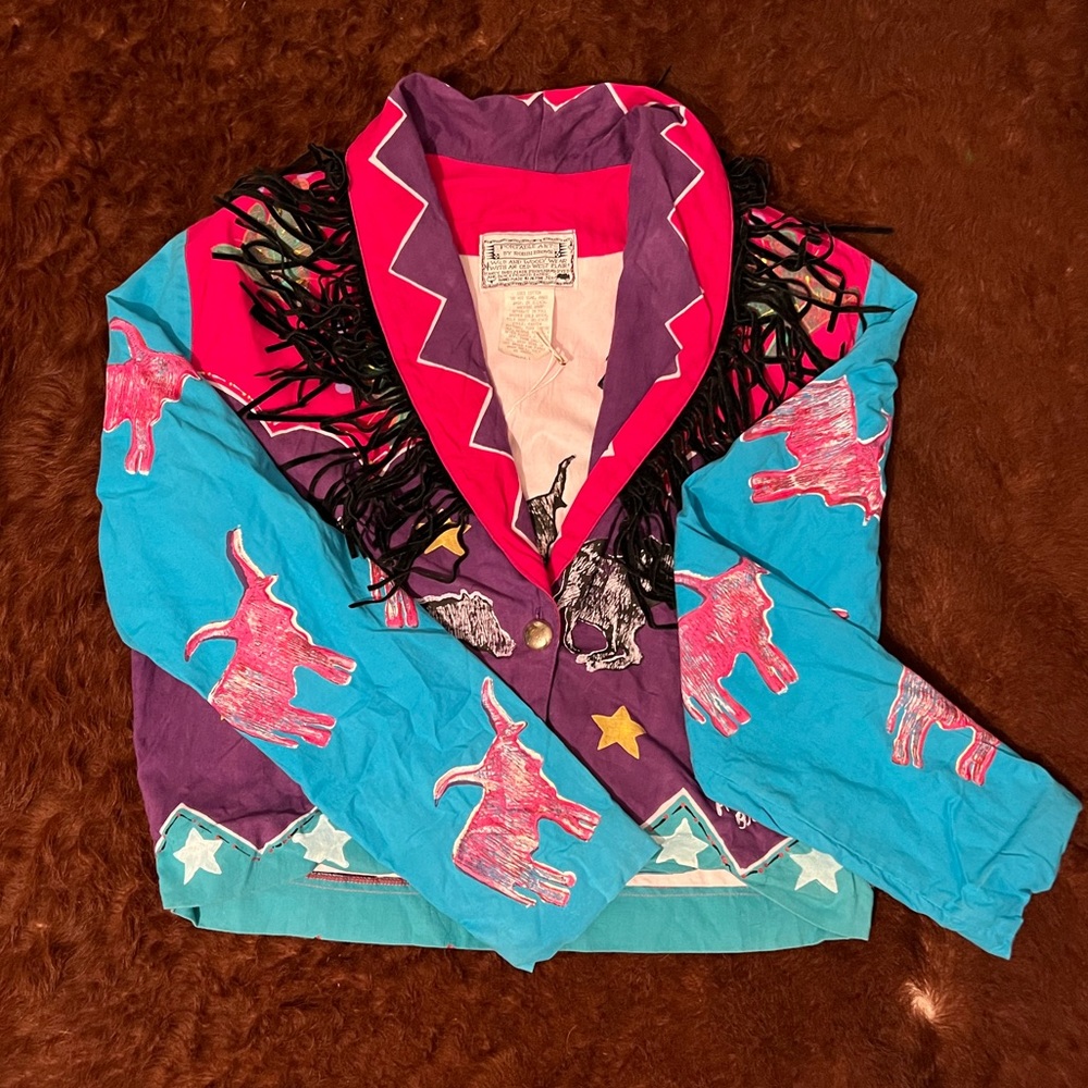 Authentic vintage cropped western jacket